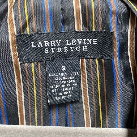 Larry Levine Stretch Black Blazer Size Small New - Picture 4 of 5